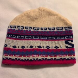 Vintage 80's Pure Wool Steffner Made in Austria Salomon Ski Hat Unisex